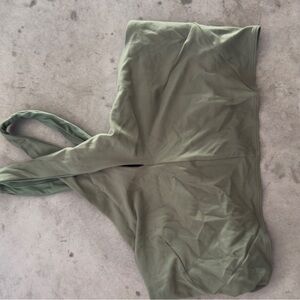 lululemon athletica Olive Green Crop Top